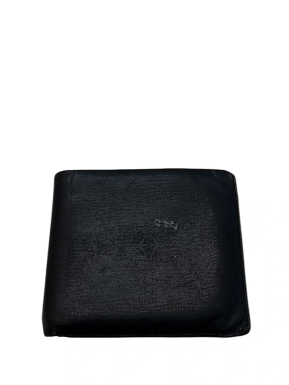 LOEWE - BLACK ALL LEATHER BIFOLD WALLET